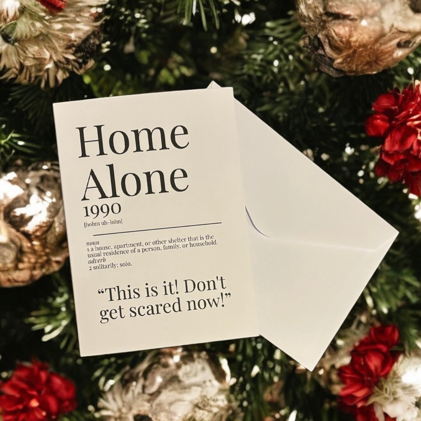 Home Alone 1990 Movie Quote Dictionary Christmas Cards
