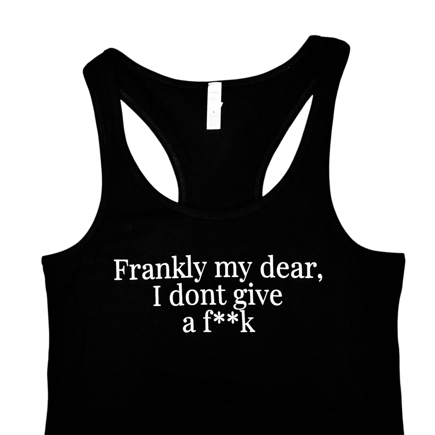 Frankly My Dear, censored Women’s Black Vest