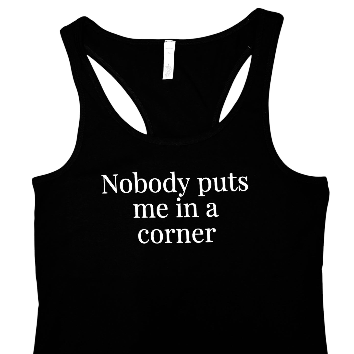 Nobody Puts Me in a Corner Women’s Black Vest