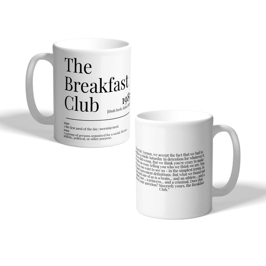 The Breakfast Club 1985 Movie Quote Dear Mr Vernon Dictionary Ceramic Mug