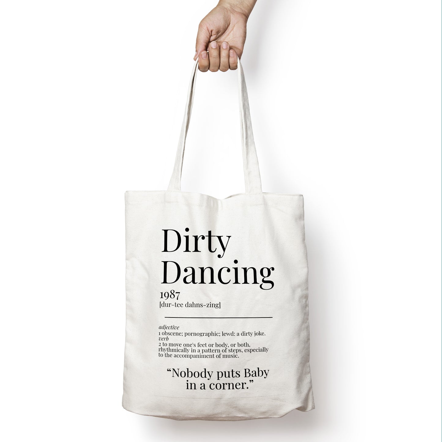 Dirty Dancing 1987 Movie Quote Dictionary Tote Bag