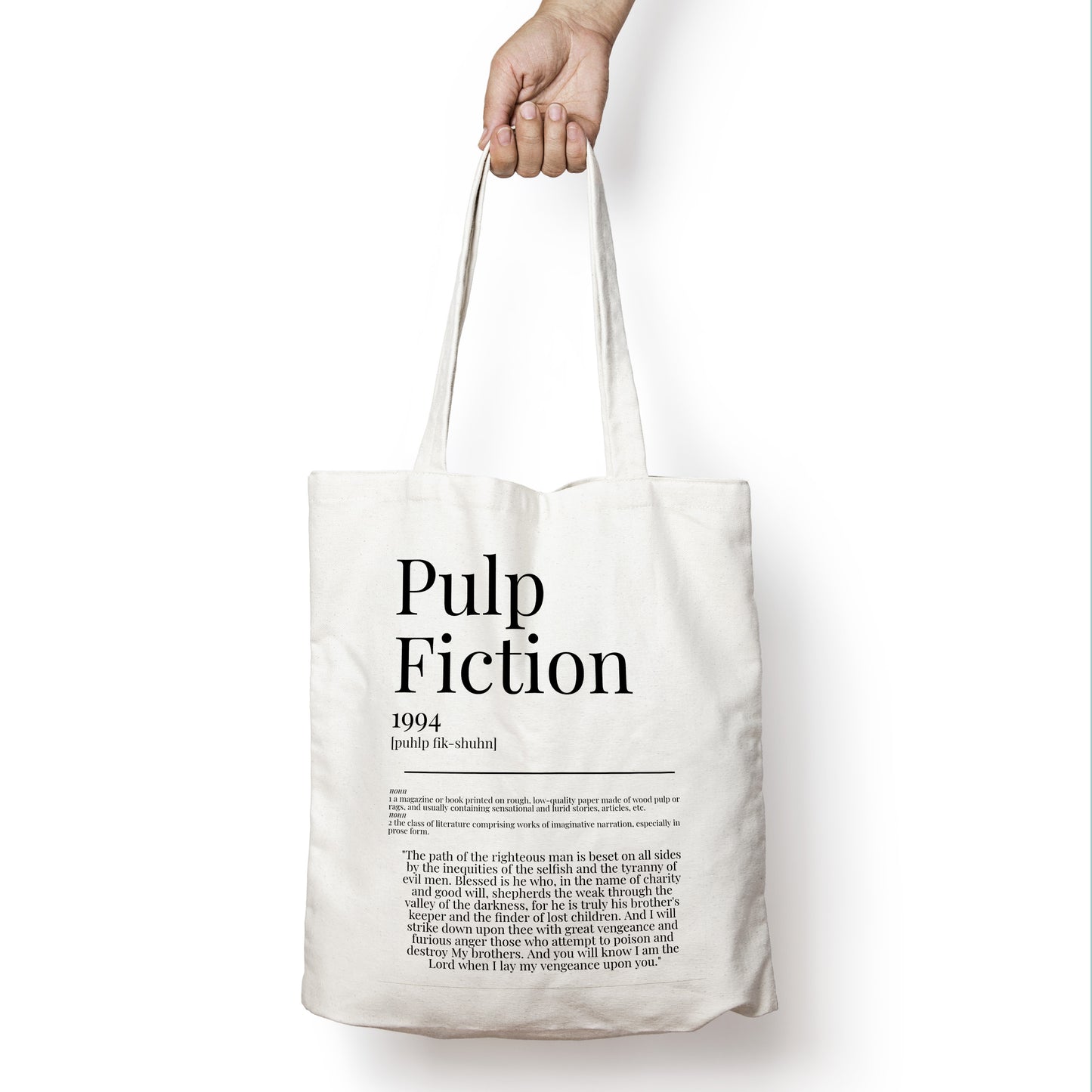 Pulp Fiction 1994 Movie Quote Dictionary Tote Bag