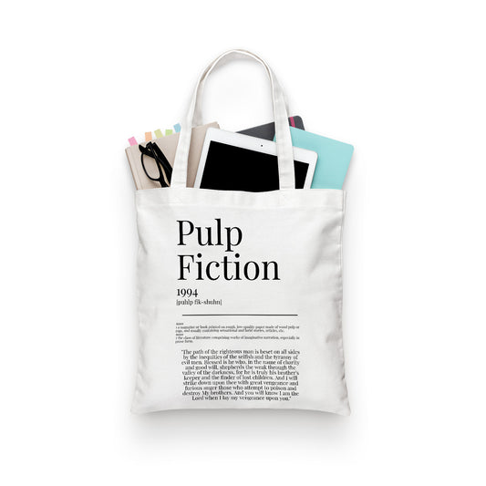 Pulp Fiction 1994 Movie Quote Dictionary Tote Bag