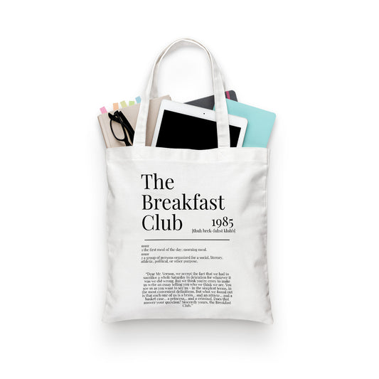 The Breakfast Club 1985 Movie Quote Dictionary Tote Bag