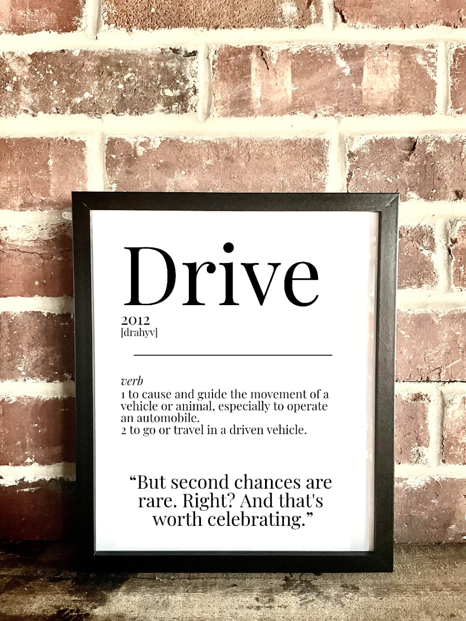 Drive 2011 Movie Quote Dictionary Prints