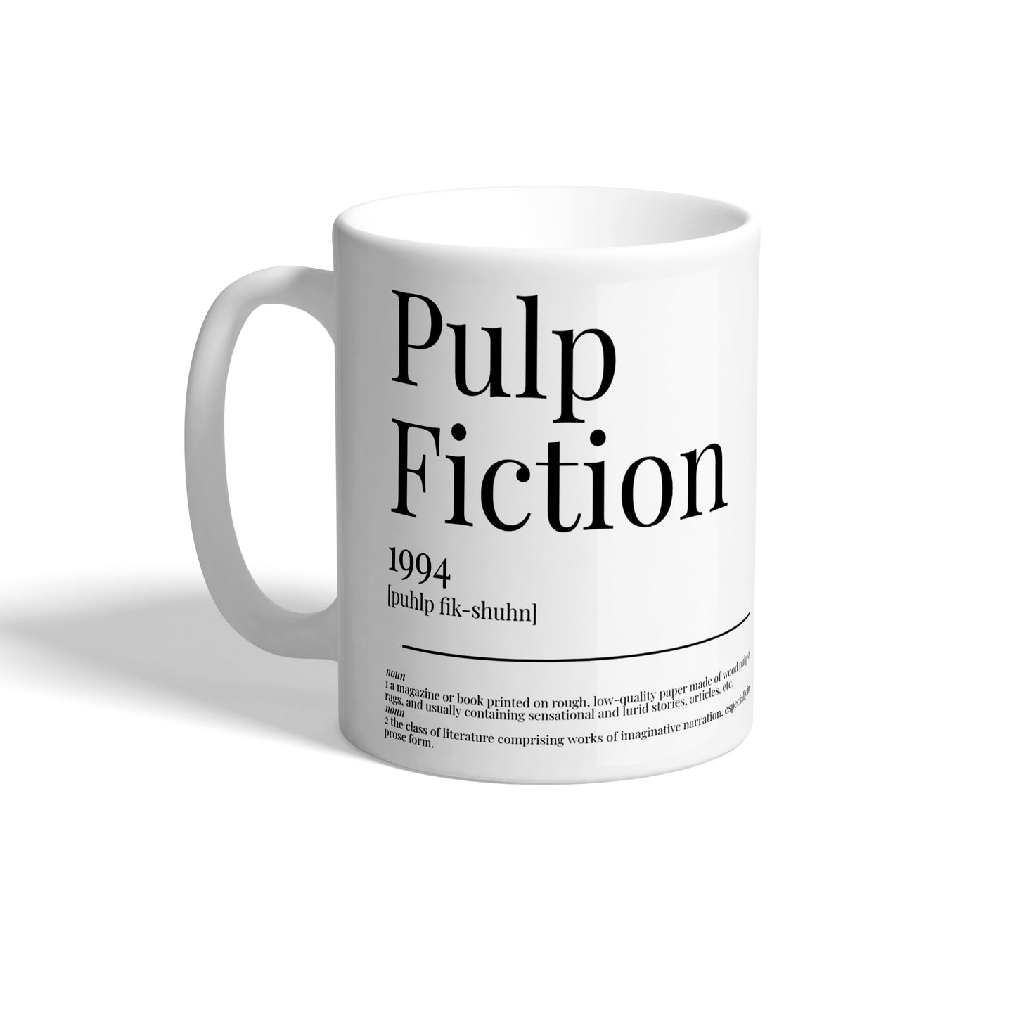 Pulp Fiction 1994 Movie Quote Ezekiel 25:17 Dictionary Ceramic Mug