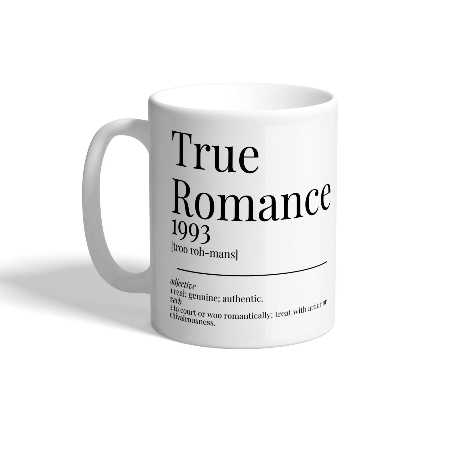 True Romance 1993 Movie Quote You're So Cool Dictionary Ceramic Mug