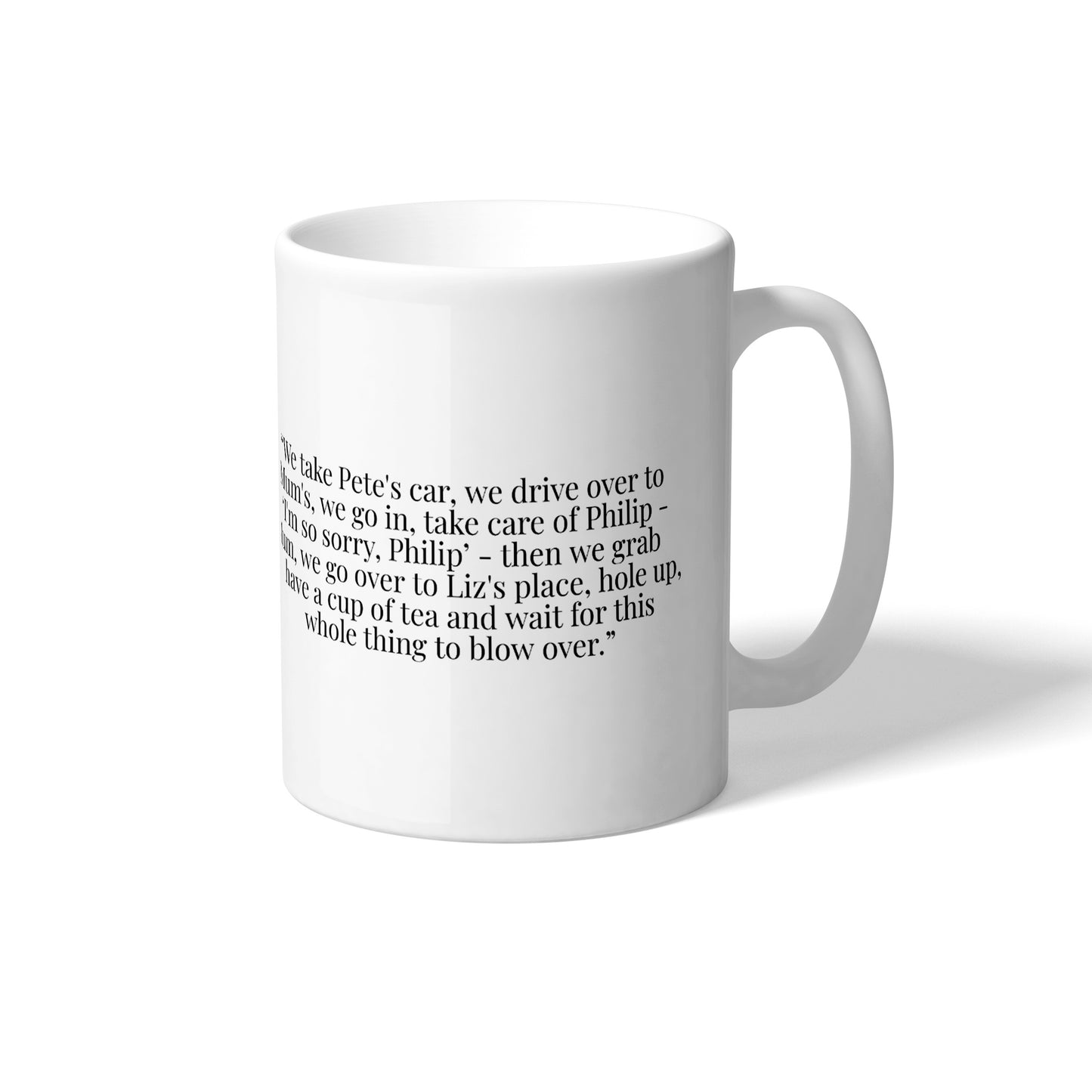 Shaun of the Dead 2004 Movie Quote Cup of Tea Dictionary Ceramic Mug