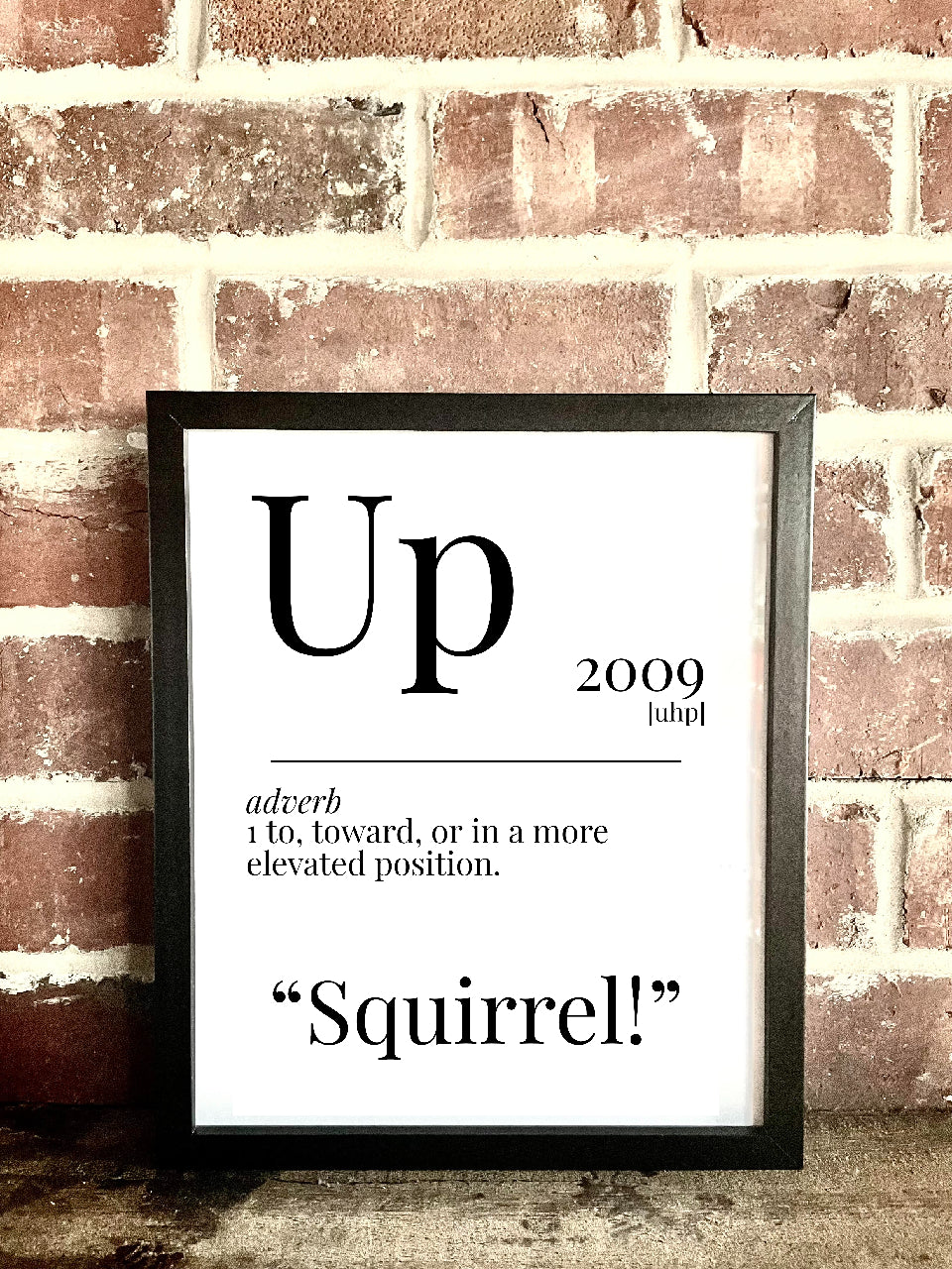 Up 2009 Movie Quote Dictionary Prints