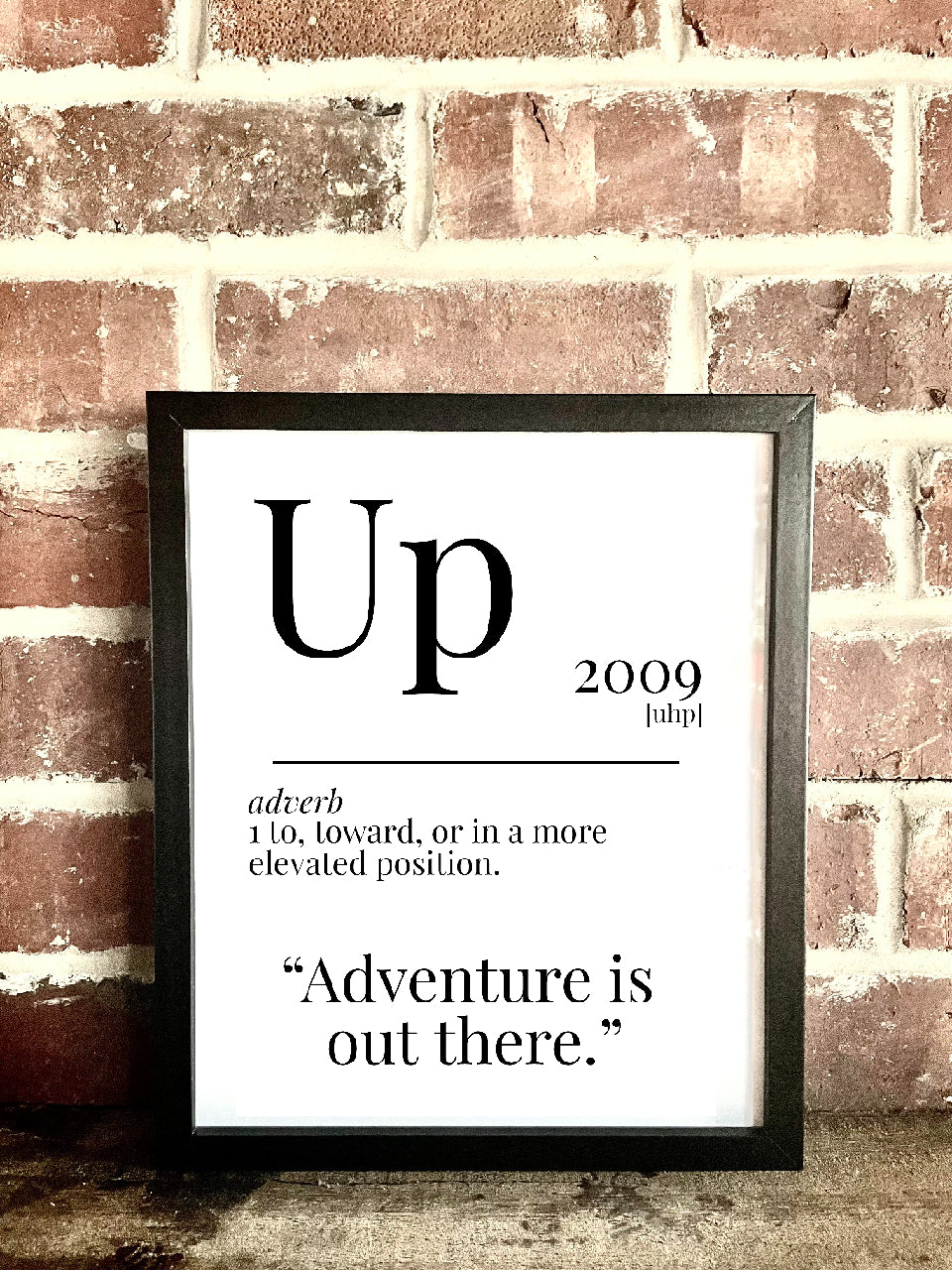 Up 2009 Movie Quote Dictionary Prints