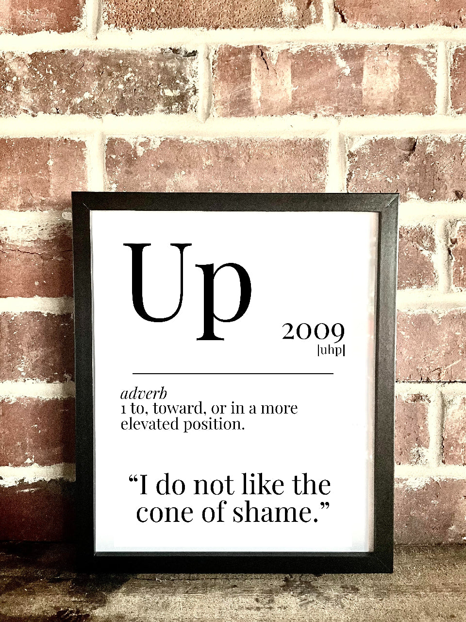 Up 2009 Movie Quote Dictionary Prints